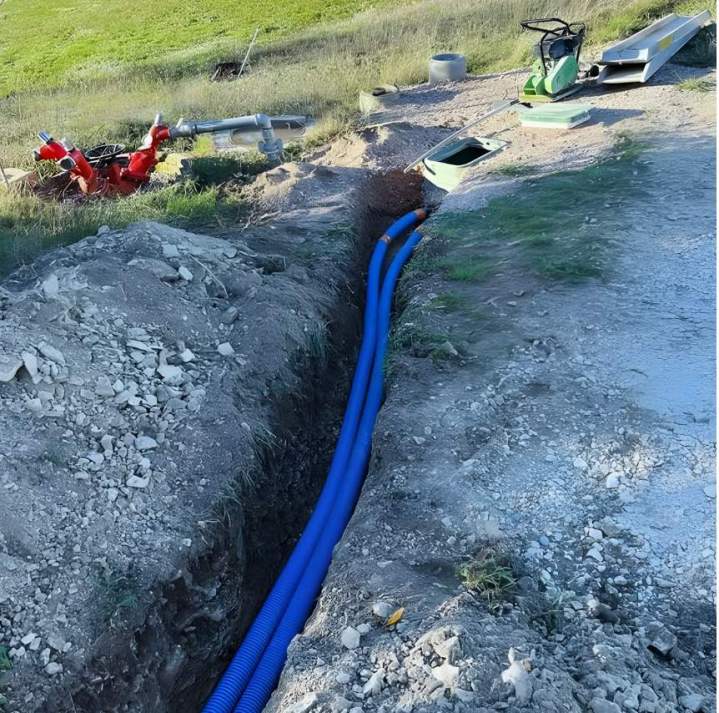 Pose de systèmes traitement et d'évacuation des eaux
