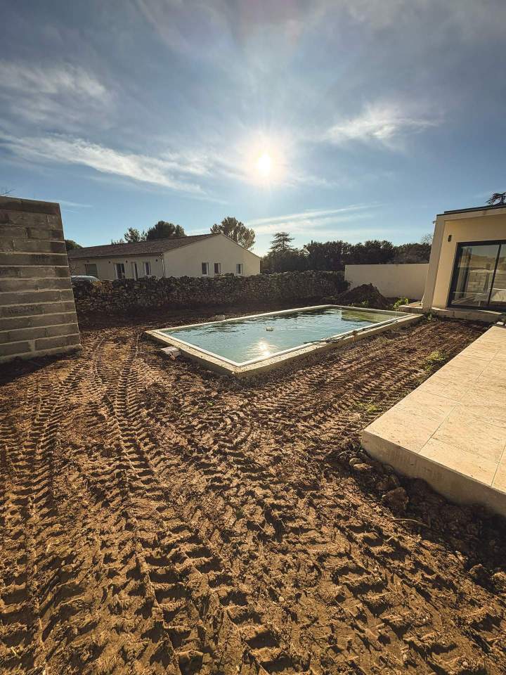 Excavation de piscine Lambesc